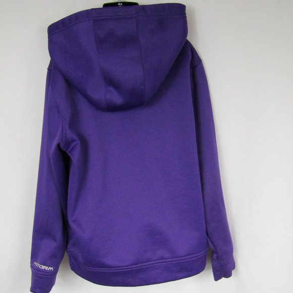 Under Armour | Hoodie | Youth Small | Purple & White - Picture 2 of 3